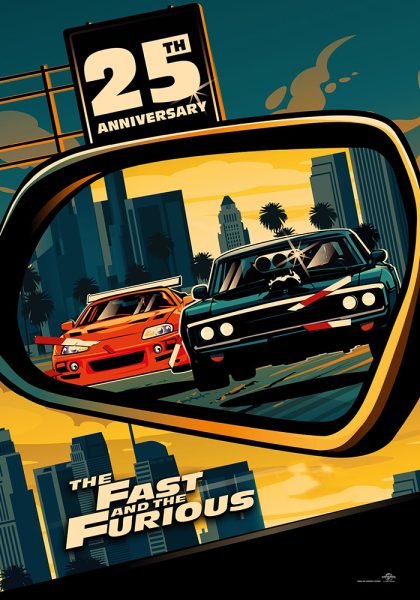 Fast And The Furious 25th Anniversary Re-Release - Artwork - web